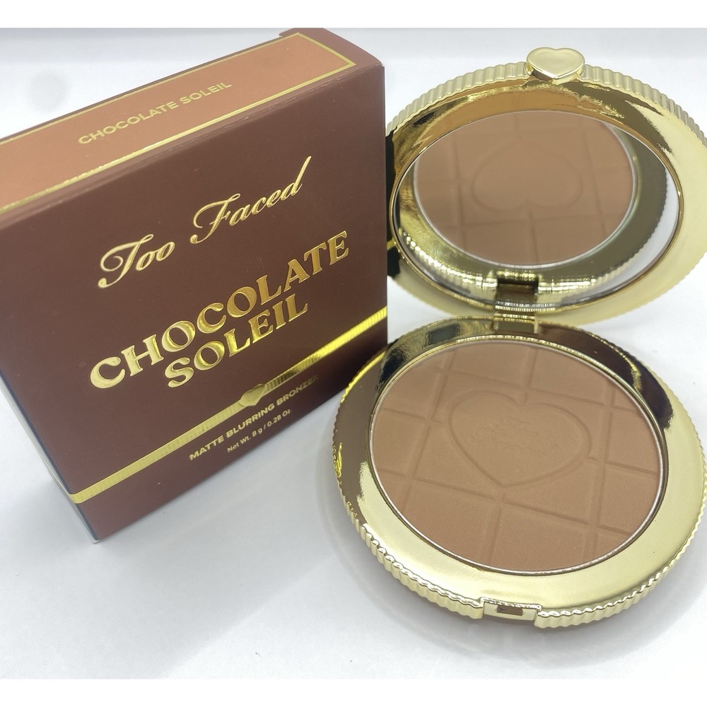 Too Faced Chocolate Soleil Matte Blurring Bronzer Chocolate Soleil 8g/0.28oz NEW